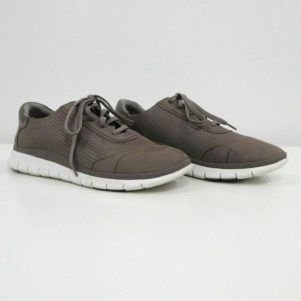 Vionic Riley Sneakers Flats Womens US8.5 EU40 UK6.5 Taupe Gray Brown Shoes